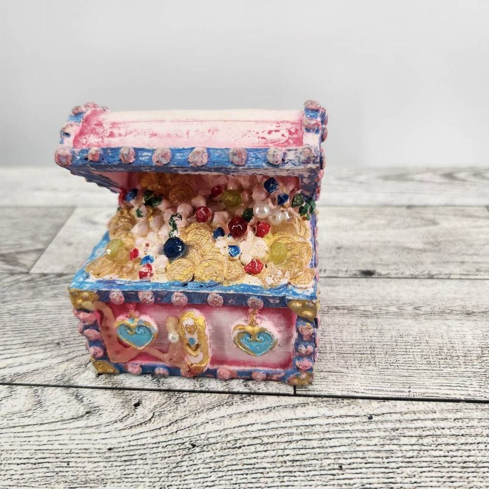 Pink Fish Tank Treasure Chest Aquarium